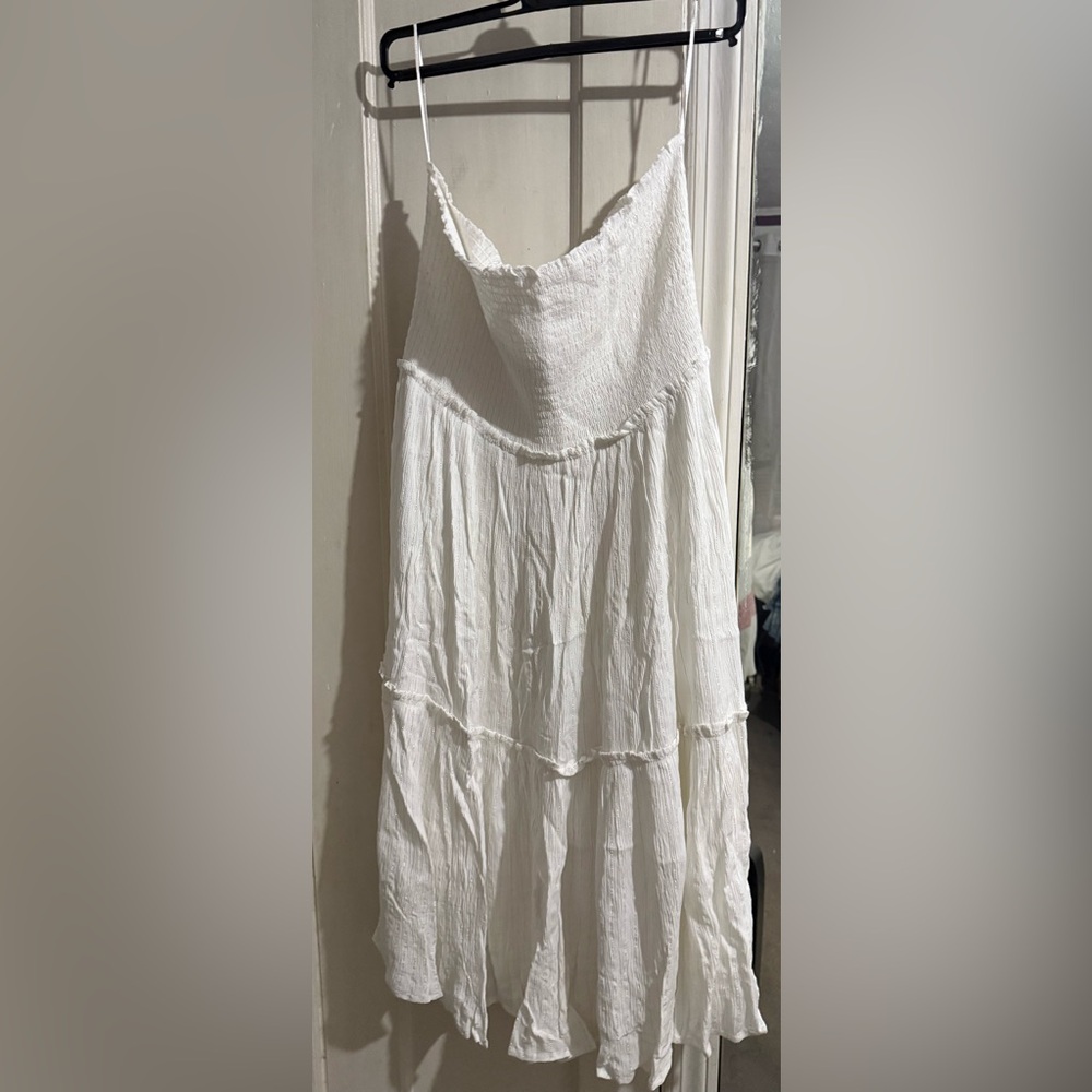 Elan Strapless White Dress